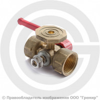 Кран трехходовой для манометра Ду-15 Ру-16 ВР (ВН) G1/2"-М20х1,5 с фланцем и ручкой ПЕНЗА 11Б18БК(Ф)1 Кран трехходовой для манометра Ду-15 Ру-16 ВР (ВН) G1/2"-М20х1,5 с фланцем и ручкой ПЕНЗА 11Б18БК(Ф)1