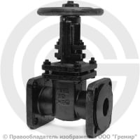 Задвижка чугунная фланцевая Ду-50 Ру-10 (Т<225°С) 30ч6бр ЛМЗ Задвижка чугунная фланцевая Ду-50 Ру-10 (Т<225°С) 30ч6бр ЛМЗ