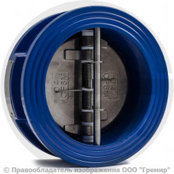 Клапан обратный двухстворчатый чугунный межфланцевый Ду-100 Ру-16 (Т<120°С) ств нерж Benarmo