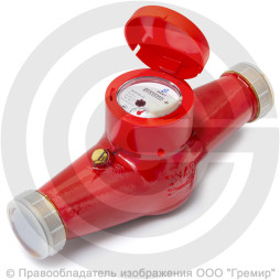 Счётчик крыльчатый многоструйный Ду-32 Ру-16 (Т<120°С) L=260мм В/К ВСКМ 90 Декаст