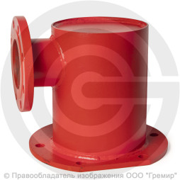 Подставка пожарная односторонняя фланцевая ППОФ стальная Ду-200 Ру-10 КЗСД