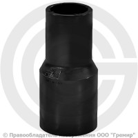 Муфта ПЭ100 спигот переходная Дн 63-50 Ру-16 SDR11 EUROSTANDARD Муфта ПЭ100 спигот переходная Дн 63-50 Ру-16 SDR11 EUROSTANDARD