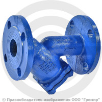 Фильтр сетчатый Y-образный чугунный фланцевый Ду-15 Ру-16 (Т<90°С) ФСч Китай Фильтр сетчатый Y-образный чугунный фланцевый Ду-15 Ру-16 (Т<90°С) ФСч Китай