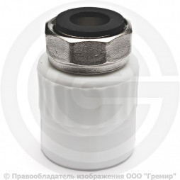 Муфта PP-R комбинированная белая с накидной гайкой Дн 25-1/2" VALFEX