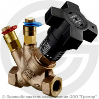 Клапан балансировочный ручной бронзовый муфтовый Ду-25 Ру-25 ВР (ВН) Kvs=8.89м3/ч с ниппелями КИП Hydrocontrol VTR Оventrop Клапан балансировочный ручной бронзовый муфтовый Ду-25 Ру-25 ВР (ВН) Kvs=8.89м3/ч с ниппелями КИП Hydrocontrol VTR Оventrop