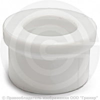 Бурт PP-R под американку белый внутренняя пайка Дн 63 Ру-25 VALFEX Бурт PP-R под американку белый внутренняя пайка Дн 63 Ру-25 VALFEX