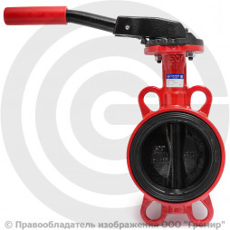 Затвор дисковый поворотный межфланцевый Ду-200 Ру-16 EPDM HT с чугунным диском АДЛ Гранвэл ЗПТС-FL(W)-MRR-HT