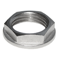 Контргайка латунная реборда ВР (ВН) Ду-25 (1") никель SantechSystems