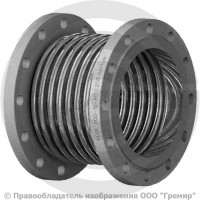 Компенсатор сильфонный осевой многослойный с поворотными фланцами Ду-200 Ру-16 L=250мм КСОF Hortum Компенсатор сильфонный осевой многослойный с поворотными фланцами Ду-200 Ру-16 L=250мм КСОF Hortum