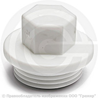 Заглушка PP-R белая НР (НАР) Дн 1/2" Pro Aqua Заглушка PP-R белая НР (НАР) Дн 1/2" Pro Aqua