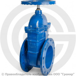 Задвижка чугунная фланцевая Ду-350 Ру-16 (Т<120°С) 30ч39р Китай