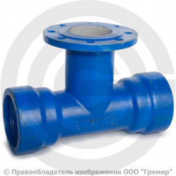 Тройник раструб-фланец ТРФ Ду 150-150 Тайтон ВЧШГ с ЦПП цинк+AL ГОСТ ISO 2531-2012