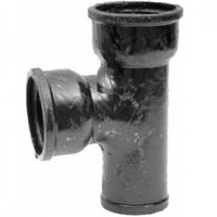 Тройник чугунный канализационный прямой Ду 100-100 90гр б/н ГОСТ 6942-98 Завод Универсал Тройник чугунный канализационный прямой Ду 100-100 90гр б/н ГОСТ 6942-98 Завод Универсал