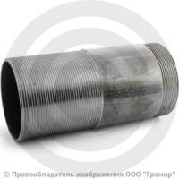 Сгон стальной L=180мм Ду-80 (3") без комплекта АС Сгон стальной L=180мм Ду-80 (3") без комплекта АС