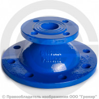 Переход фланцевый ХФ Ду 150-100 (L=250) ВЧШГ с ЦПП цинк+AL ГОСТ ISO 2531-2012 Переход фланцевый ХФ Ду 150-100 (L=250) ВЧШГ с ЦПП цинк+AL ГОСТ ISO 2531-2012