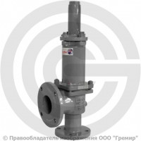 Клапан предохранительный пружинный стальной фланцевый Ду-50 Рср=1.2бар Рн=1.2…2.5бар (Т<450°С) без ручного подрыва 17с7нж Арма-Пром Клапан предохранительный пружинный стальной фланцевый Ду-50 Рср=1.2бар Рн=1.2…2.5бар (Т<450°С) без ручного подрыва 17с7нж Арма-Пром