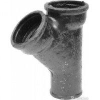 Тройник чугунный канализационный косой Ду 100-100 45гр б/н ГОСТ 6942-98 Завод Универсал Тройник чугунный канализационный косой Ду 100-100 45гр б/н ГОСТ 6942-98 Завод Универсал