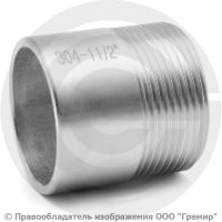 Резьба приварная нержавеющая AISI 304 Ду-40 (1 1/2" ) Резьба приварная нержавеющая AISI 304 Ду-40 (1 1/2" )