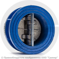 Клапан обратный двухстворчатый чугунный межфланцевый Ду-125 Ру-16 (Т<130°С) ств чугун Китай Клапан обратный двухстворчатый чугунный межфланцевый Ду-125 Ру-16 (Т<130°С) ств чугун Китай