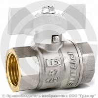 Кран латунный Ду-25 (1") Ру-40 ВР (ВН) никель полнопроходной бабочка LD Pride 47.25.В-В.Б white Кран латунный Ду-25 (1") Ру-40 ВР (ВН) никель полнопроходной бабочка LD Pride 47.25.В-В.Б white