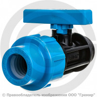 Кран ПНД компрессионный Дн 25-3/4" Ру-16 ВР (ВН) Джилекс Кран ПНД компрессионный Дн 25-3/4" Ру-16 ВР (ВН) Джилекс