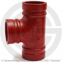 Тройник переходной под резьбу грувлок Ду 80-25 (Дн 89х1") Ру-25 XGQT08S Тройник переходной под резьбу грувлок Ду 80-25 (Дн 89х1") Ру-25 XGQT08S