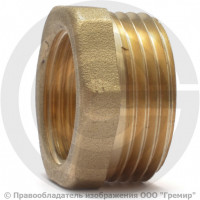 Футорка латунная НР-ВР (НАР-ВН) Ду 25-15 (1"-1/2") LD Футорка латунная НР-ВР (НАР-ВН) Ду 25-15 (1"-1/2") LD