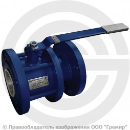 Кран стальной фланцевый Ду-50 Ру-16 L=100мм полнопроходной PR 11с67пМ