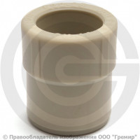 Муфта PP-R редукционная серая внутренняя-наружная пайка Дн 50-32 Pro Aqua Муфта PP-R редукционная серая внутренняя-наружная пайка Дн 50-32 Pro Aqua