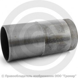 Сгон стальной L=180мм Ду-80 (3") без комплекта КАЗ