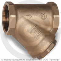 Фильтр магнитный сетчатый Y-образный латунный Ду-25 (1") Ру-30 ВР (ВН) (Т<110°С) Giacomini R74M Фильтр магнитный сетчатый Y-образный латунный Ду-25 (1") Ру-30 ВР (ВН) (Т<110°С) Giacomini R74M