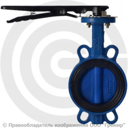 Затвор дисковый поворотный межфланцевый Ду-40 Ру-16 EPDM с чугунным диском Benarmo EURO