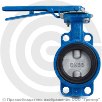 Затвор дисковый поворотный межфланцевый Ду-80 Ру-16 EPDM с чугунным диском ЛМЗ 32ч1р Затвор дисковый поворотный межфланцевый Ду-80 Ру-16 EPDM с чугунным диском ЛМЗ 32ч1р