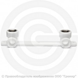 Планка PP-R монтажная белая ВР (ВН) Дн 25-3/4" VALFEX