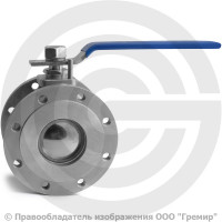 Кран нержавеющий AISI 304 (CF8) межфланцевый под привод Ду-125 (5") Ру-16 NK-BIFp125/4