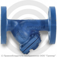 Фильтр магнитный сетчатый Y-образный чугунный фланцевый Ду-40 Ру-16 (Т<300°С) Tecofi F3240NA Фильтр магнитный сетчатый Y-образный чугунный фланцевый Ду-40 Ру-16 (Т<300°С) Tecofi F3240NA