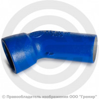 Отвод раструб-гладкий конец ОРГ Ду-500 60 градусов RJ (ВРС) ВЧШГ с ЦПП цинк+AL ГОСТ ISO 2531-2012 Отвод раструб-гладкий конец ОРГ Ду-500 60 градусов RJ (ВРС) ВЧШГ с ЦПП цинк+AL ГОСТ ISO 2531-2012