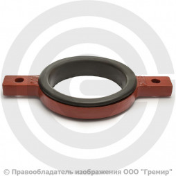 Кольцо опорное чугунное SML Ду-70 с гальванизированной резиной Китай