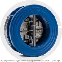 Клапан обратный двухстворчатый чугунный межфланцевый Ду-80 Ру-16 (Т<110°С) ств чугун CB3448N Tecofi Клапан обратный двухстворчатый чугунный межфланцевый Ду-80 Ру-16 (Т<110°С) ств чугун CB3448N Tecofi