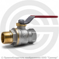 Кран латунный Ду-20 (3/4") Ру-42 ВР-НР (ВН-НАР) никель полнопроходной рычаг Giacomini R914L Кран латунный Ду-20 (3/4") Ру-42 ВР-НР (ВН-НАР) никель полнопроходной рычаг Giacomini R914L