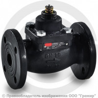 Клапан регулирующий чугунный фланцевый Ду-200 Ру-16 Kvs=450 м3/ч VFM-2R Ридан