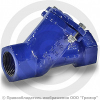 Клапан обратный шаровый чугунный муфтовый Ду-40 (1 1/2") Ру-16 ВР (ВН) (Т<70°С) шар сталь+NBR 401D Zetkama Клапан обратный шаровый чугунный муфтовый Ду-40 (1 1/2") Ру-16 ВР (ВН) (Т<70°С) шар сталь+NBR 401D Zetkama