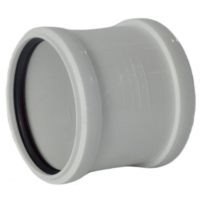 Муфта PP-M двухраструбная бесшумная белая Дн 160 б/нап в/к RTP (РосТурПласт) Муфта PP-M двухраструбная бесшумная белая Дн 160 б/нап в/к RTP (РосТурПласт)