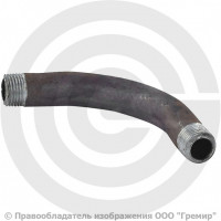 Отвод гнутый 33,5х3,2 (Ду-25) стальной (Ст.20) 90 градусов шовный резьба-резьба исп.1 из труб ГОСТ 3262 КАЗ Отвод гнутый 33,5х3,2 (Ду-25) стальной (Ст.20) 90 градусов шовный резьба-резьба исп.1 из труб ГОСТ 3262 КАЗ