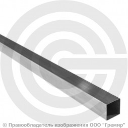 Труба 40х40х1 нержавеющая AISI 430 профильная шлифованная EN 10219-2 (ASTM A554)