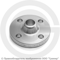 Фланец воротниковый нержавеющий 12х18н10т 1-25-63 ГОСТ 12821-80, Ру-63, Ду-25