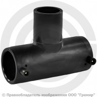 Тройник ПЭ100 электросварной Дн 50 Ру-16 SDR11 EUROSTANDARD Тройник ПЭ100 электросварной Дн 50 Ру-16 SDR11 EUROSTANDARD