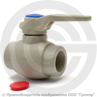 Кран PP-R Дн 32 внутренняя пайка серый Ultra Pro Aqua