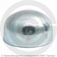 Заглушка 38х3 (Ду-32) оцинкованная эллиптическая ГОСТ 17379
