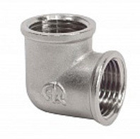 Уголок (угольник) латунный ВР (ВН) Ду-15 (1/2") никель SantechSystems